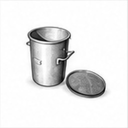 Concrete Bleed Bucket and Lid